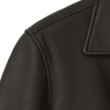 übergroße Lederjacke