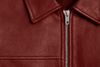Rote Herren Lederjacke