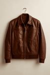 herren bomber lederjacke
