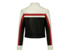 café racer jacke damen rot