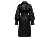 leder trenchcoat damen oversized style